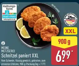 Aldi Nord MEINE METZGEREI Schnitzel paniert XXL Angebot