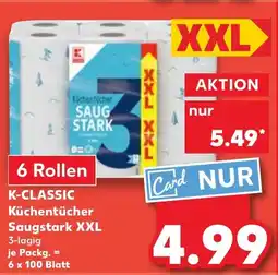 Kaufland K-CLASSIC Küchentücher Saugstark XXL Angebot