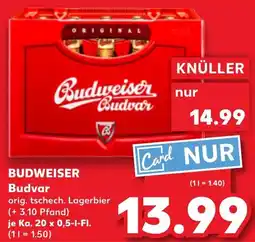 Kaufland BUDWEISER Budvar Angebot