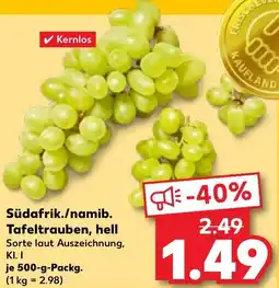 Kaufland Südafrik./namib. Tafeltrauben, hell Angebot