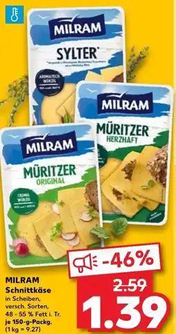 Kaufland MILRAM Schnittkäse Angebot