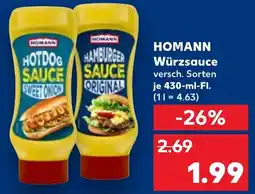 Kaufland HOMANN Würzsauce Angebot
