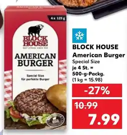 Kaufland BLOCK HOUSE American Burger Angebot
