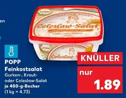 Kaufland POPP Feinkostsalat Angebot