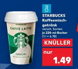 Kaufland STARBUCKS Kaffeemischgetränk Angebot