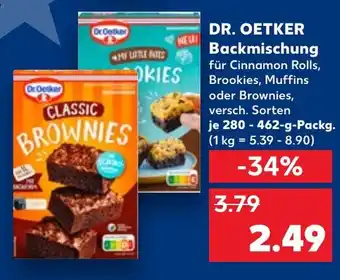 Kaufland DR. OETKER Backmischung Angebot