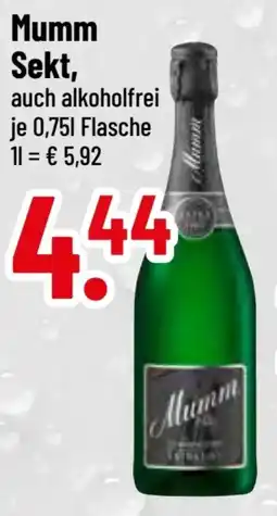 trinkgut Mumm & Co. Sekt Angebot