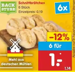 Netto Marken-Discount Netto Backstube Schnittbrötchen Angebot