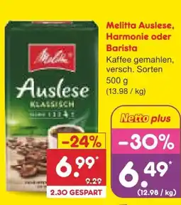 Netto Marken-Discount Melitta Kaffee Auslese Angebot