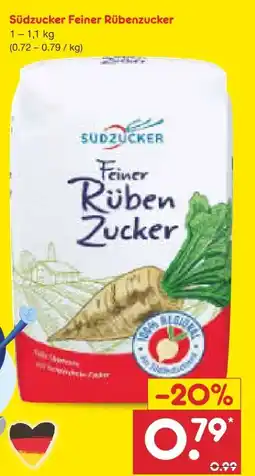 Netto Marken-Discount Südzucker Feiner Rüben Zucker Angebot