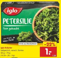 Netto Marken-Discount Iglo Petersilie Angebot