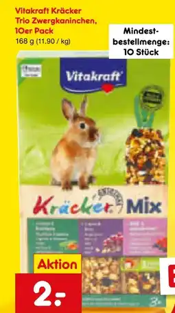 Netto Marken-Discount Vitakraft Kräcker Trio Zwergkaninchen Angebot