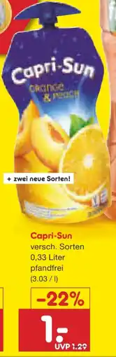 Netto Marken-Discount Capri Sun Orange & Peach Angebot