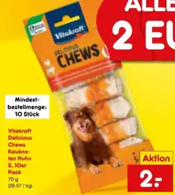 Netto Marken-Discount Vitakraft Delicious Chews Kauknoten Huhn Angebot