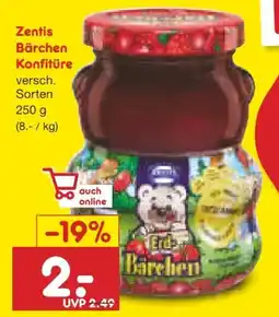Netto Marken-Discount Zentis Erd-Bärchen Konfitüre Erdbeere Angebot
