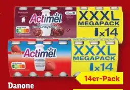 Lidl Danone Actimel Drink XXXL Angebot