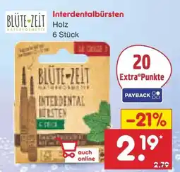 Netto Marken-Discount Blütezeit Naturkosmetik Interdentalbürsten Angebot