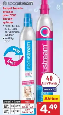 Netto Marken-Discount Sodastream Alcojet-Tauschzylinder Angebot
