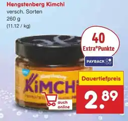 Netto Marken-Discount Hengstenberg Kimchi Fermentierter Chinakohl Angebot