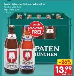 Netto Marken-Discount Spaten Münchner Hell Angebot