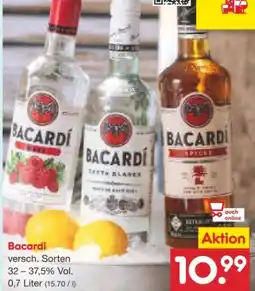 Netto Marken-Discount Bacardi Carta Blanca Angebot