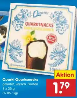 Netto Marken-Discount Quarki Quarksnack Angebot