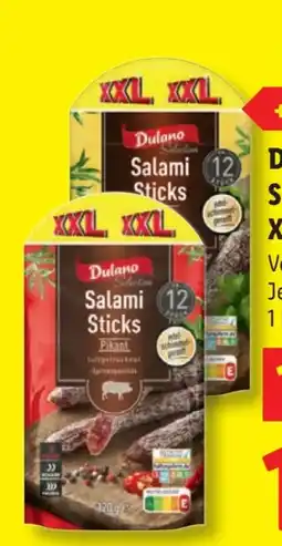 Lidl Dulano Salami Sticks XXL Angebot