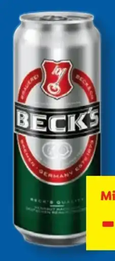 Lidl Beck's Pils Angebot