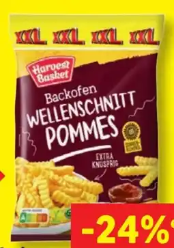 Lidl Harvest Basket Wellenschnitt Pommes XXL Angebot