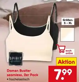 Netto Marken-Discount Spirit of Colours Damen Bustier seamless 2er-Pack Angebot