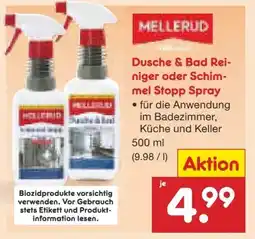 Netto Marken-Discount Mellerud Dusche-Bad Reiniger Angebot