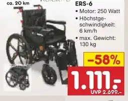 Netto Marken-Discount Rolektro Elektrorollstuhl ERS-6 Angebot