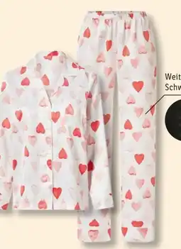 Lidl Esmara Damen Satin-Pyjama Angebot