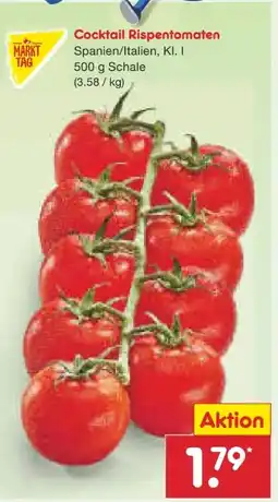 Netto Marken-Discount MarktTag Cocktail-Rispentomaten Angebot