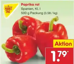 Netto Marken-Discount MarktTag Paprika rot Angebot