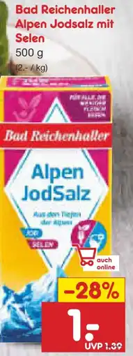 Netto Marken-Discount Bad Reichenhaller Alpen Jodsalz Angebot