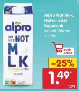 Netto Marken-Discount Alpro Not Milk Angebot