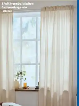 Lidl Livarno Home Vorhangschal-Set Angebot
