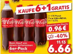 Kaufland COCA-COLA, FANTA, SPRITE oder MEZZO MIX Erfrischungsgetränk Angebot