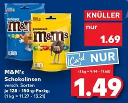 Kaufland M&M's Schokolinsen Angebot