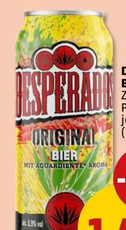 PENNY Desperados Original Bier Angebot