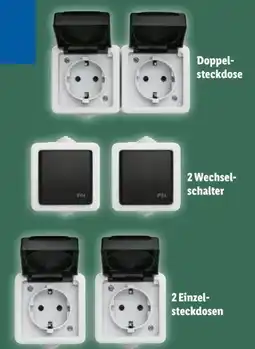 Lidl Parkside Feuchtraum-Steckdosen Angebot