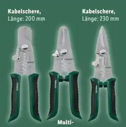 Lidl Parkside Kabelschere Angebot