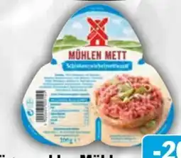 AEZ Rügenwalder Mühle Mühlen Mett Schinken-Zwiebelmettwurst Angebot