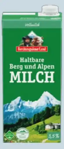 Edeka Xpress Berchtesgadener Land Haltbare Berg und Alpen-Milch Angebot