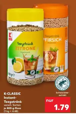 Kaufland K-CLASSIC Instant- Teegetränk Angebot