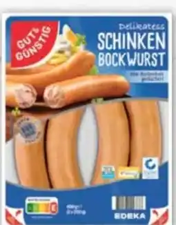 E-Center Gut & Günstig Delikatess-Schinken-Bockwurst Angebot