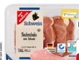 Edeka Gut & Günstig Schweine-Minutensteak Angebot