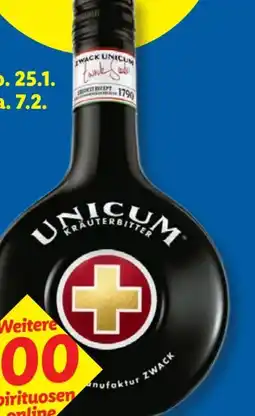 Lidl Unicum Zwack Kräuterlikör Angebot