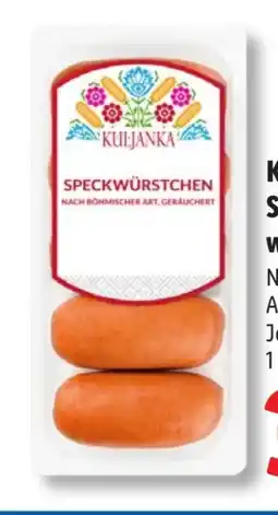 Lidl Kuljanka Speckwürstche Angebot